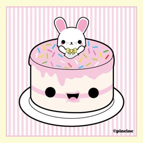 Милый тортик рисунок