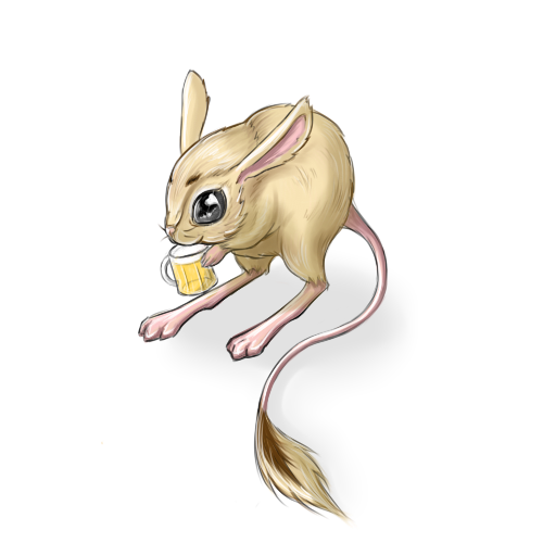 Тушканчик рисунок