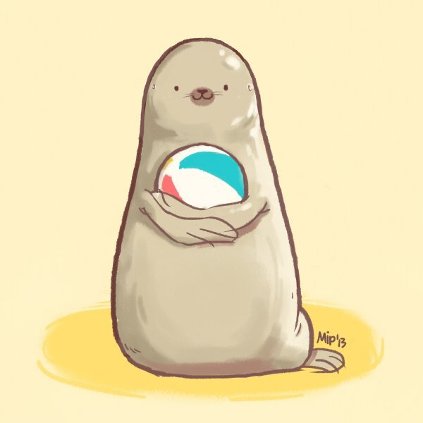 Милый Тюленьчик арт