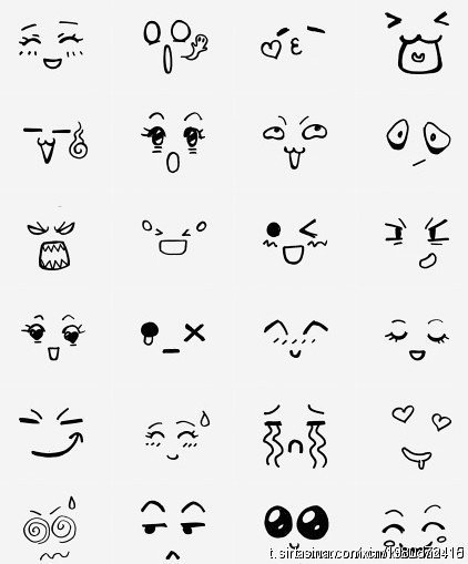 Мордочки для срисовки