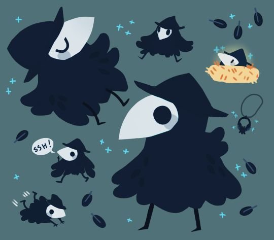 Иллюстрация вороны