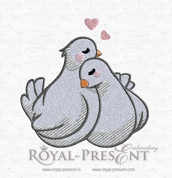 Любовь и голуби нарисовать