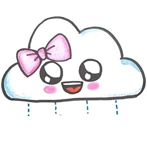 Милые рисунки облачко