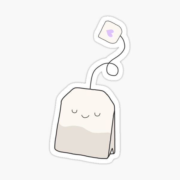 Пакетик чая для срисовки