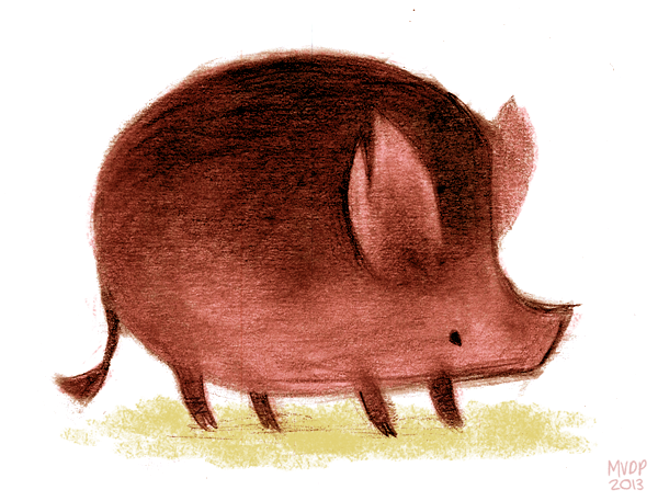Кабаны арт милые