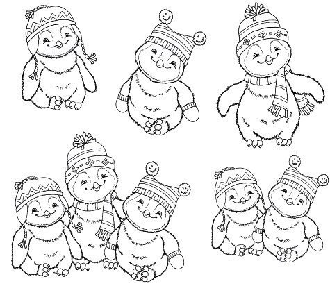 Санта Клаус раскраска для детей