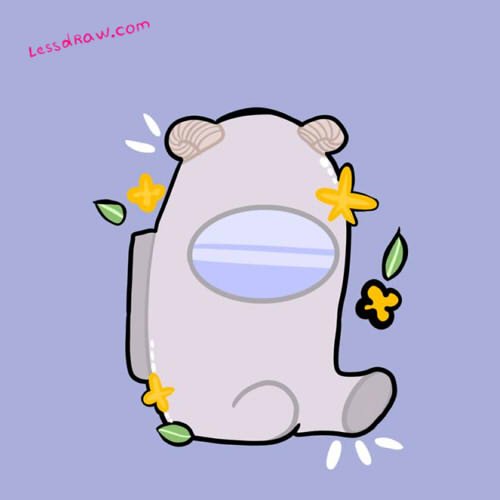 Амонг АС для срисовки лёгкие и красивые