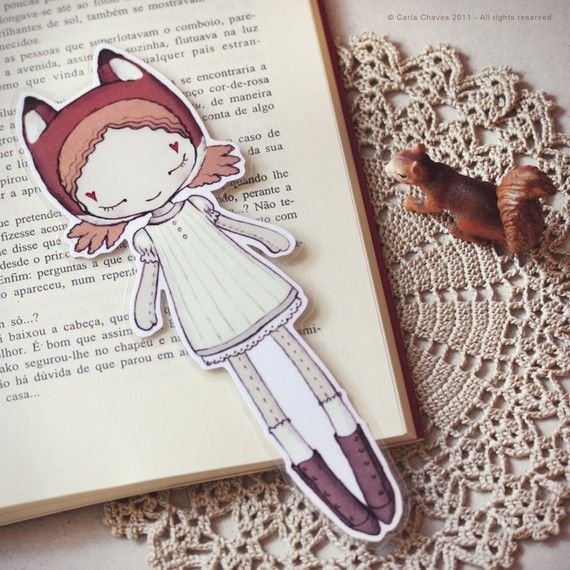 Милые закладки для книг