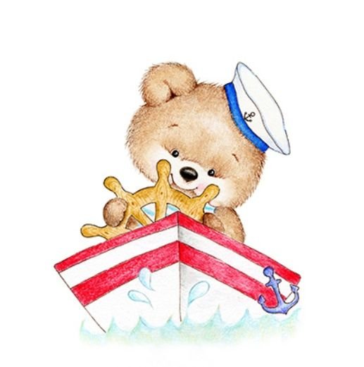 Медвежонок на кораблике