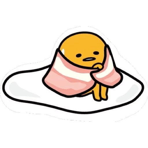 Ленивый желточек Гудетама