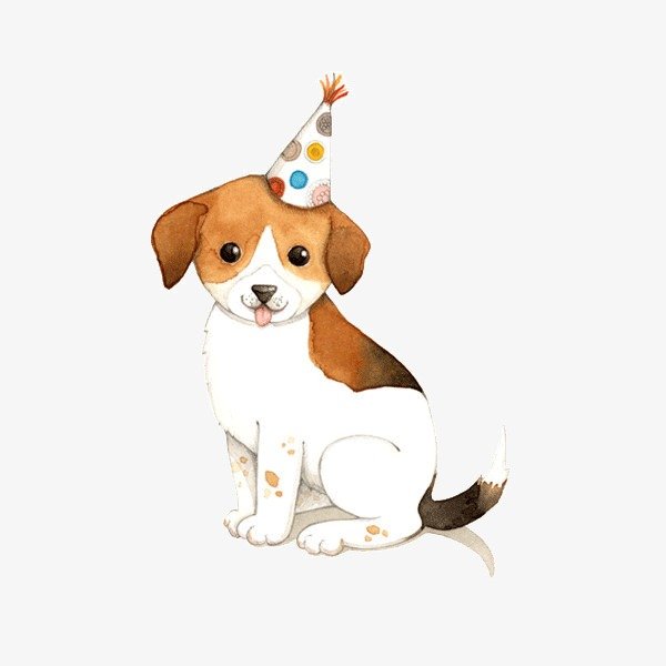 Рыжая мультяшная собачка