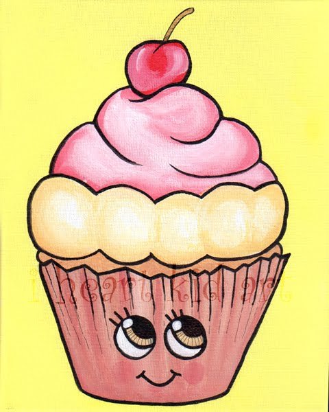Пирожные с глазками рисунки