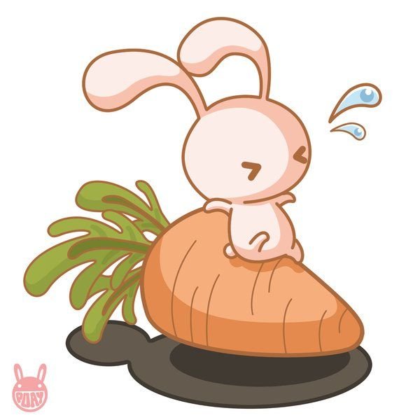 Морковка рисунок милый