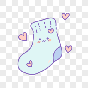 Милый носочек арт