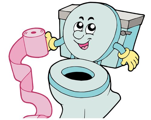Туалет мультяшный
