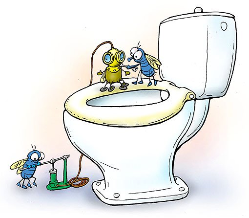 Милый унитаз рисунок (38 фото)