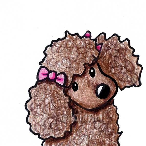 Пудель собачка пряник