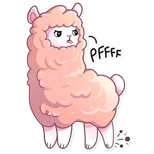 Стикеры альпака
