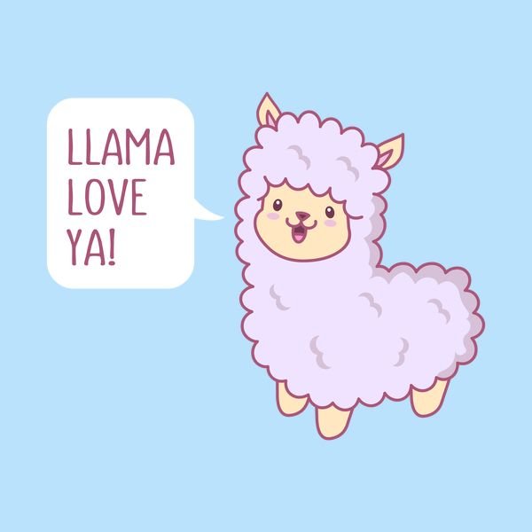 Лама альпака Каваи