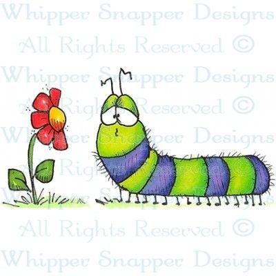 Гусеница рисунок акварелью