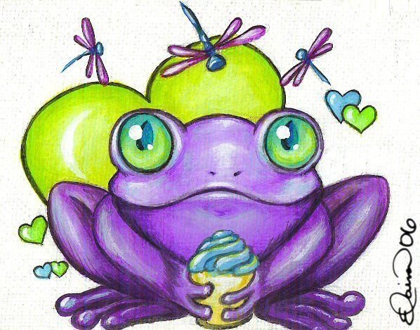 Кавайные лягушки