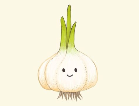 Нарисовать чеснок