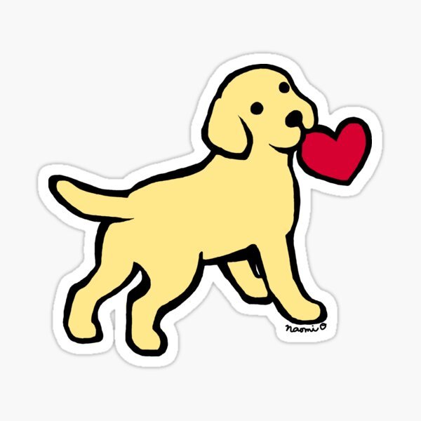 Лабрадор мультяшный