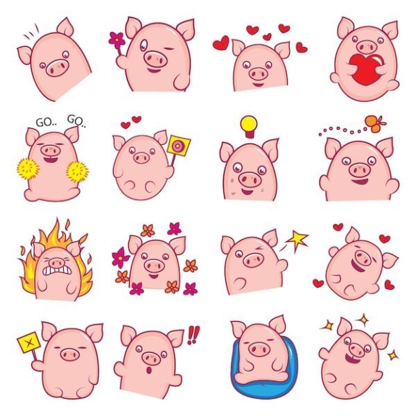 Кабаны мультяшные