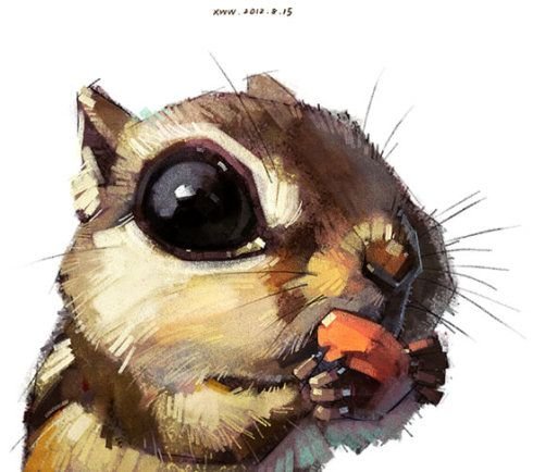 Бурундук арт