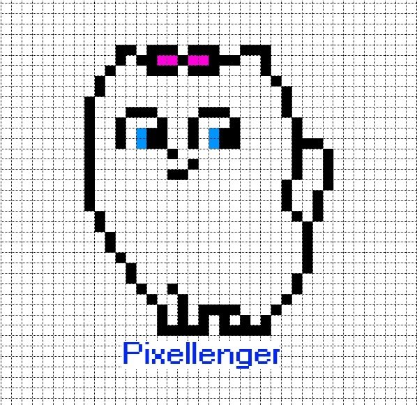 Рисунки по клеточкам заяц