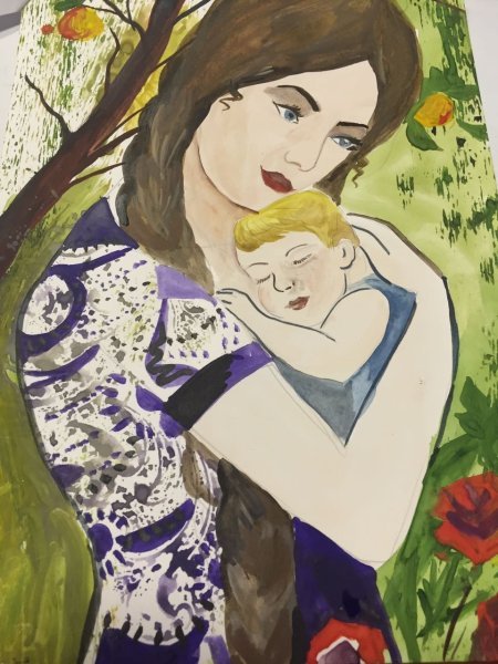 Рисунок на тему милая мама