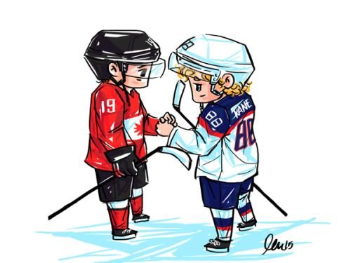 Логотип хоккея с шайбой