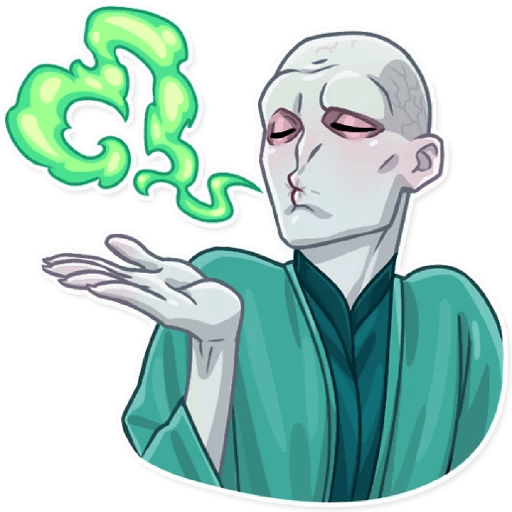 Лорд волан-де-Морт стикер