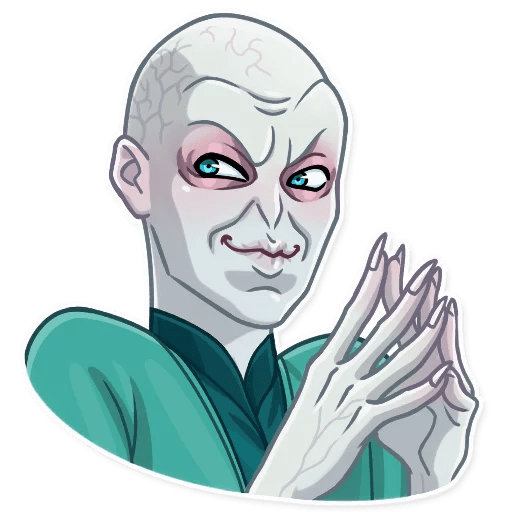 Волан де Морт Стикеры телеграмм