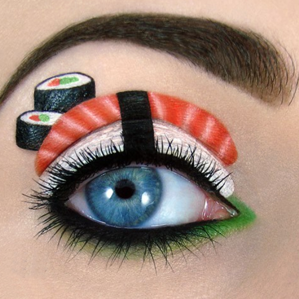 Оригинальный макияж глаз