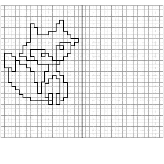Рисование по клеточкам для детей 10 лет