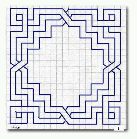 Рисунки на клетчатой бумаге