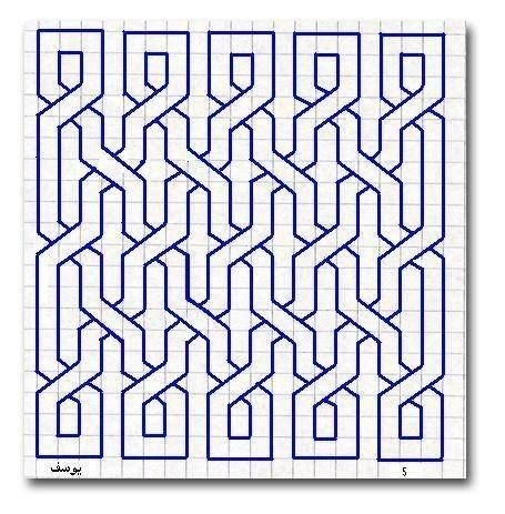 Узоры в тетради в клетку