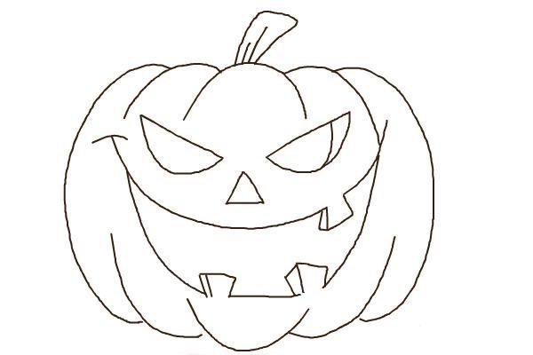 Распечатка тыквы на Хэллоуин
