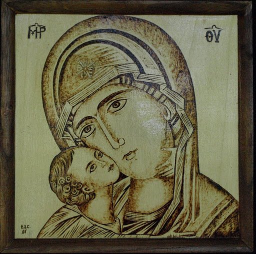 Иконы для выжигания по дереву