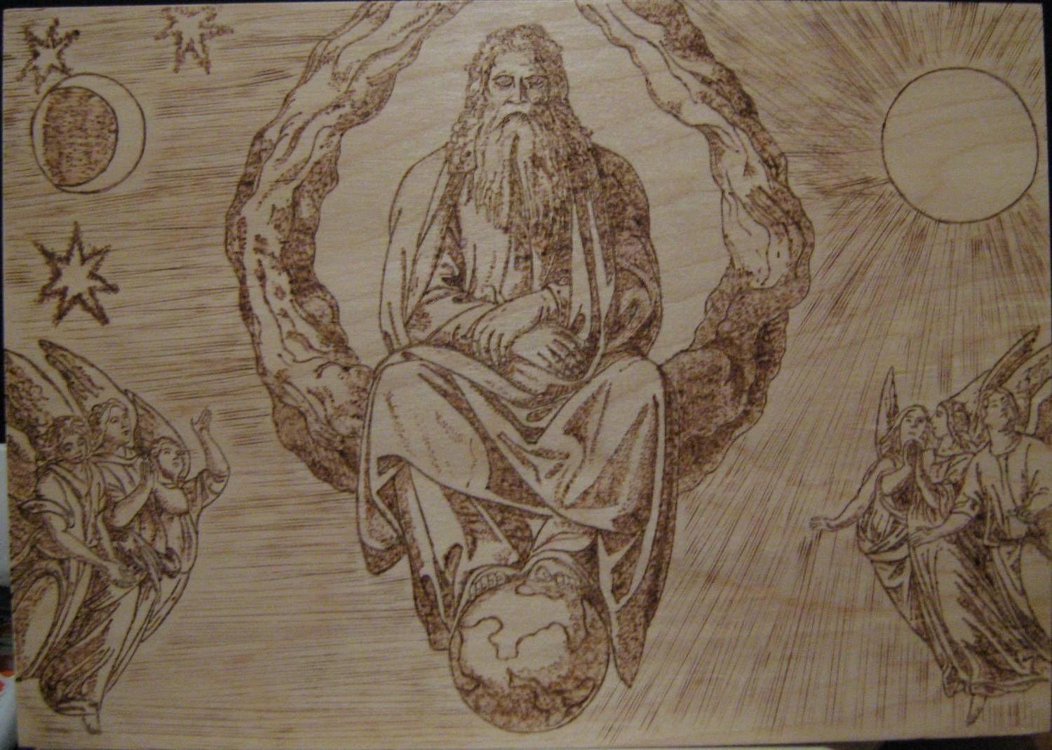 Пирография Выжигание по дереву Северные боги Викинги
