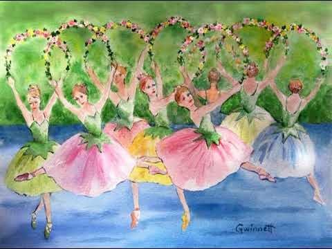 Вальс цветов чайковский рисунок не сложный для ребенка (48 фото)