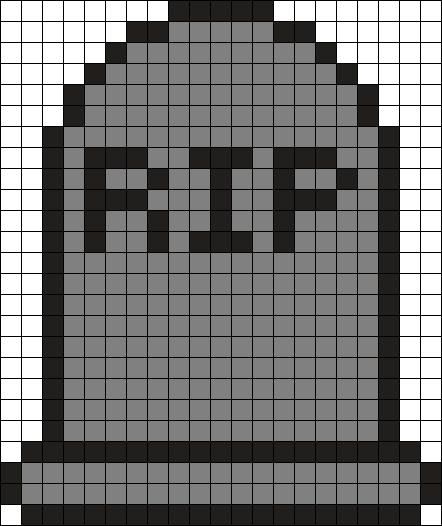 Рисунки по клеточкам страшные