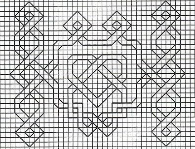 Рисунок в клетку в тетради для детей