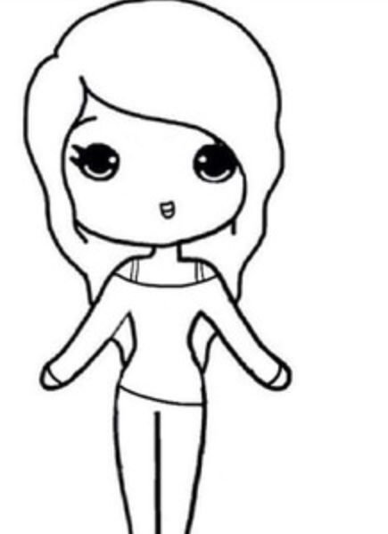 Милые картинки для срисовки раскраски для девочек