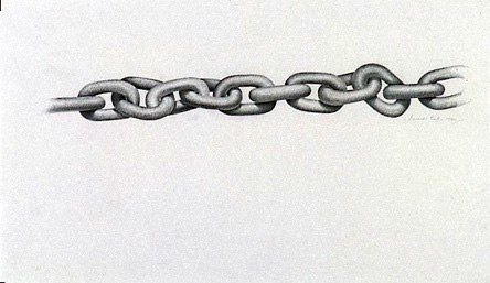 Цепь нарисовать карандашом