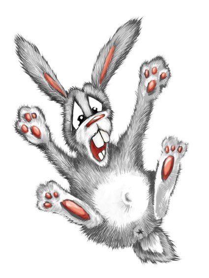 Зайчик с черепом