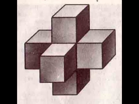 Объемные фигуры из квадратов