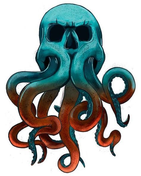 Осьминог / Кракен арт