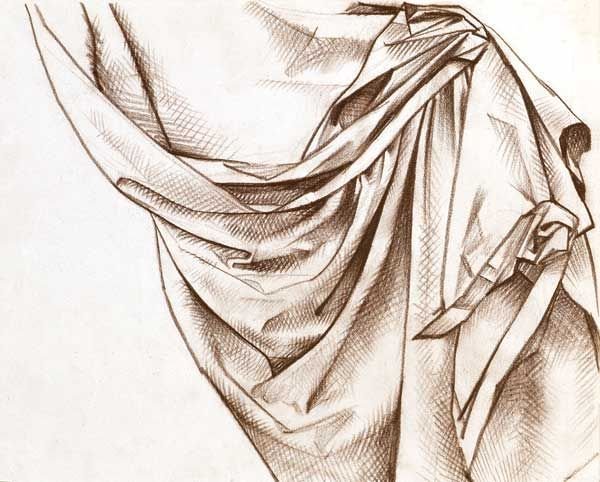 Драпировка гелевой ручкой